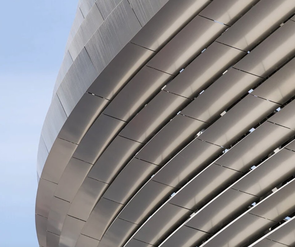 New facade for Real Madrid's Estadio Santiago Bernabéu nearly complete