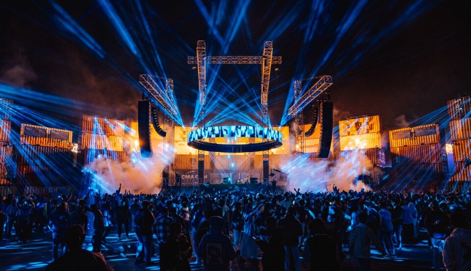 “Utopian city“ debuts at Middle East's largest music festival