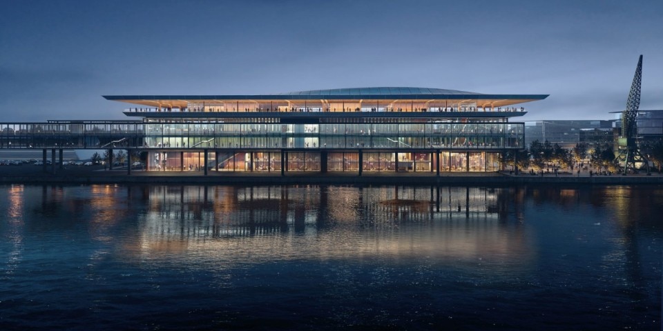 Zaha Hadid Architects designs ferry terminal in Riga