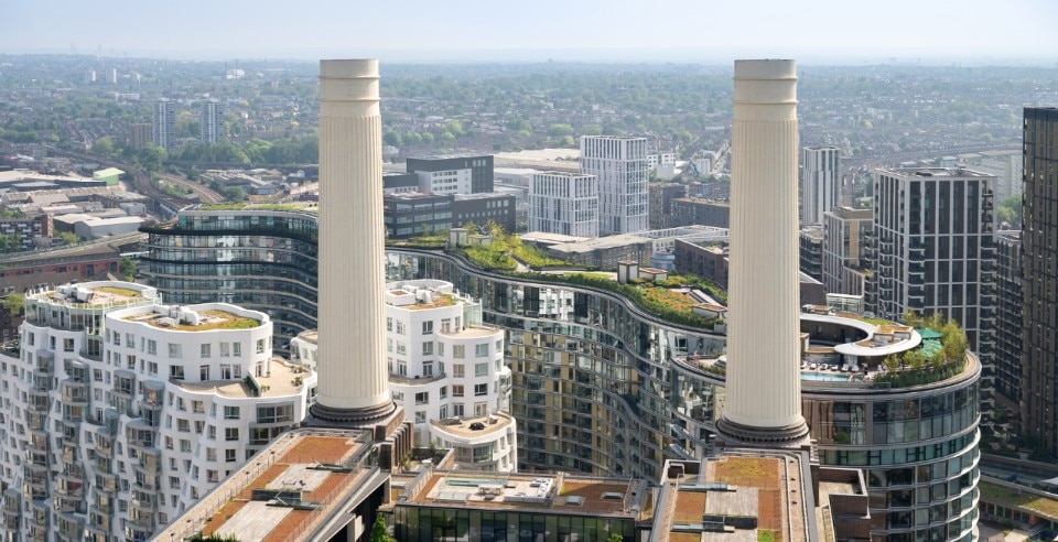 Two Foster + Partners buildings near Battersea Power Station completed
