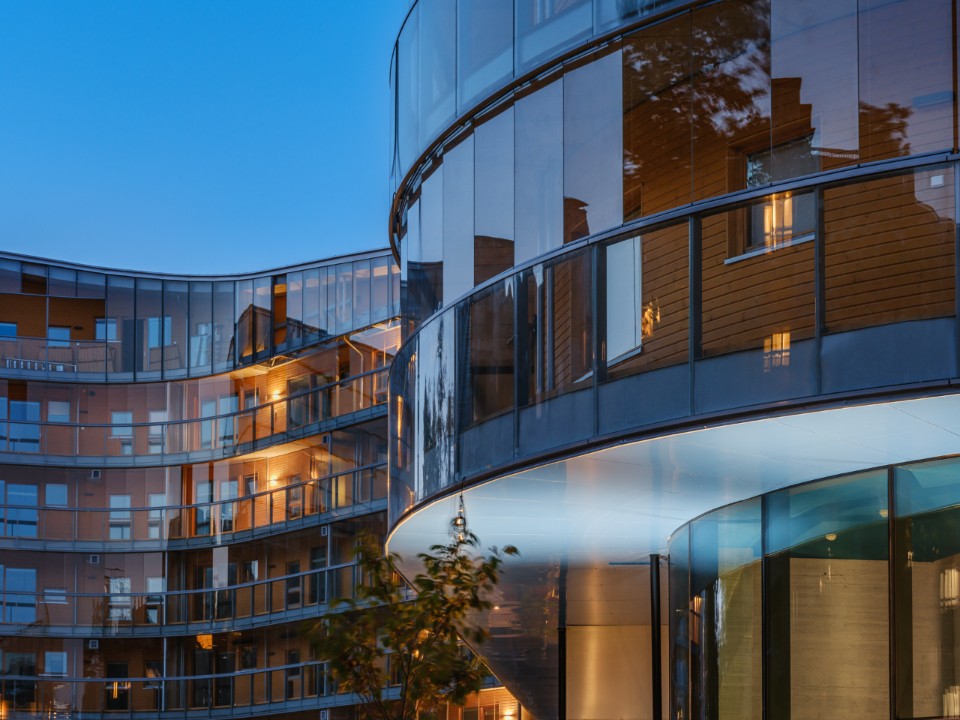 The new residential building designed by Steven Holl in Helsinki