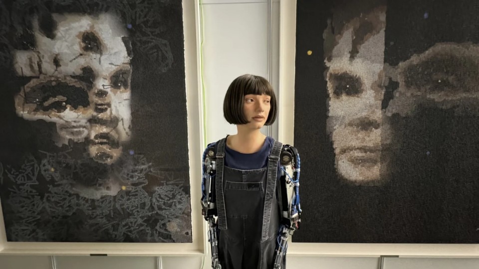 Robot-created artwork to be auctioned at Sotheby’s: it’s a world first