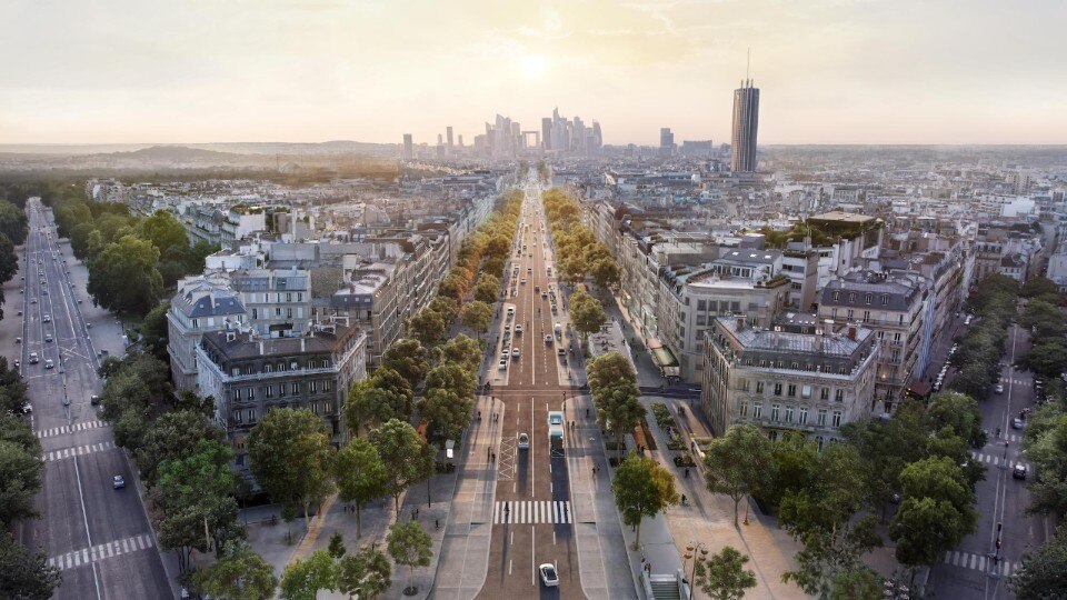 Paris 2030: space for cars to be halved in the Avenue de la Grande Armée