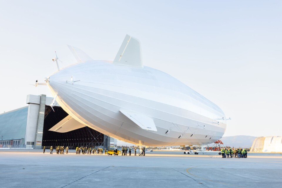 Sergey Brin’s gigantic blimp aims to change the future of aviation