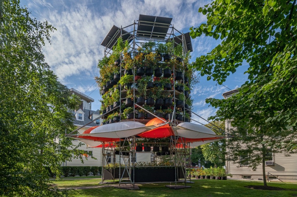 Modular plant tower mitigates effects of climate crisis at Harvard